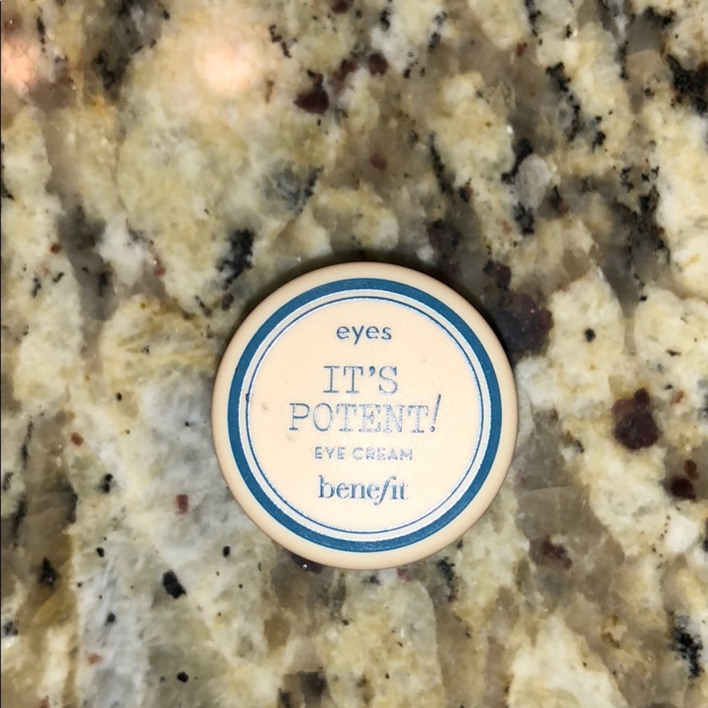 It’s potent! Eye cream